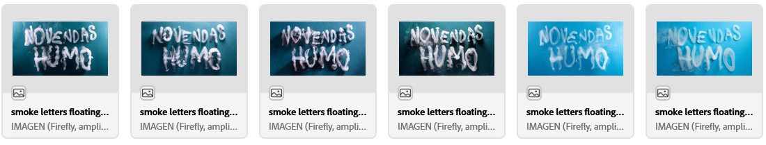 Six results after adjusting the prompt