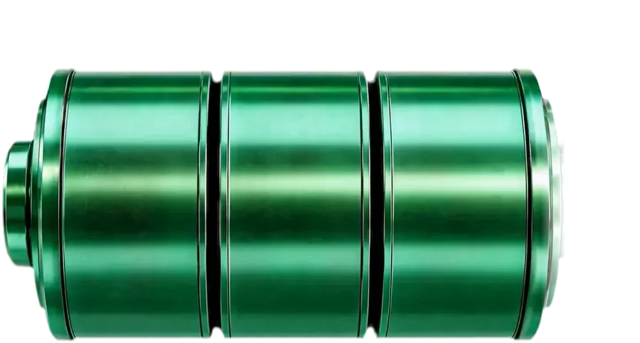 Green metallic slot machine