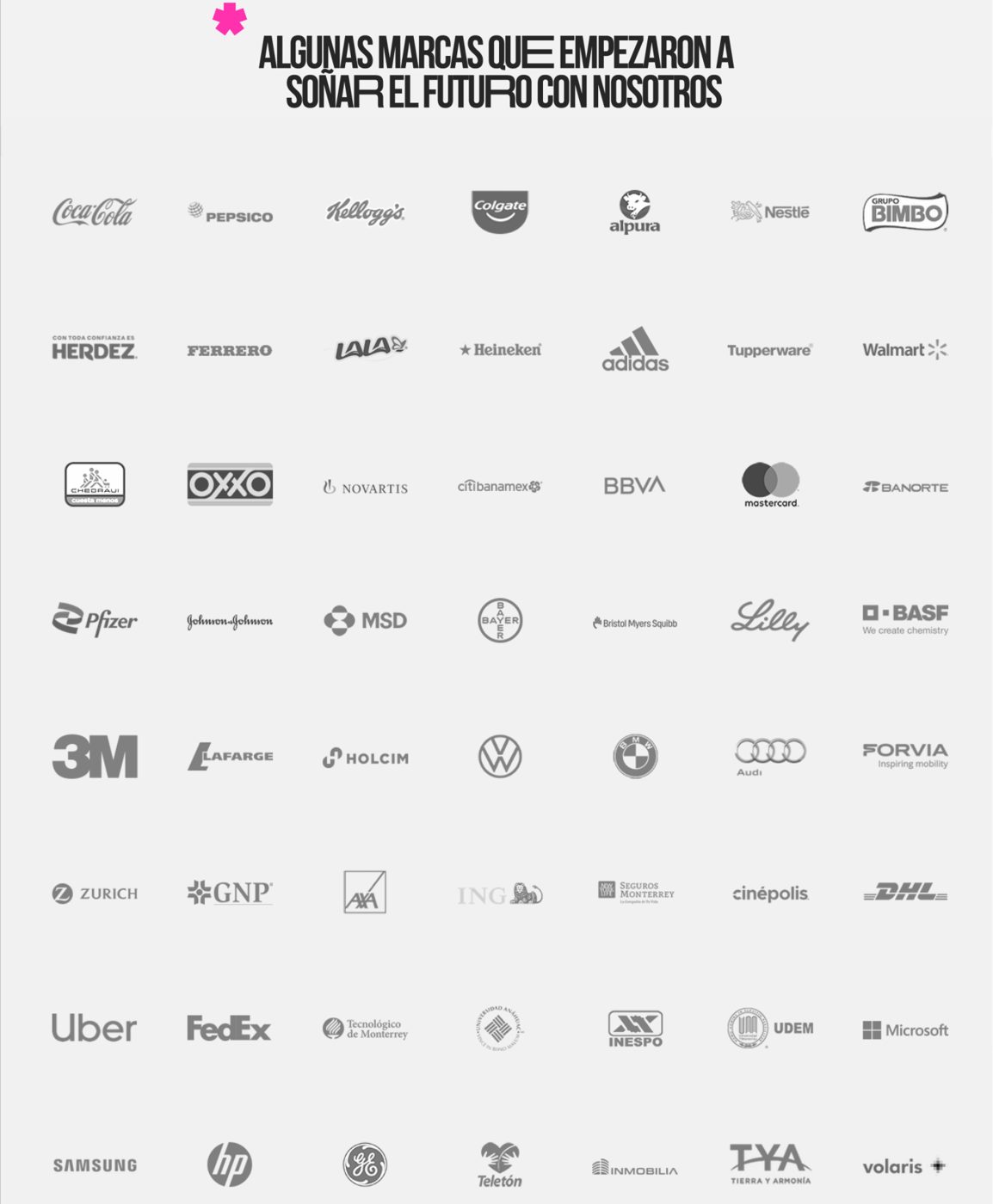 Brands section of the Happy Talks landing page