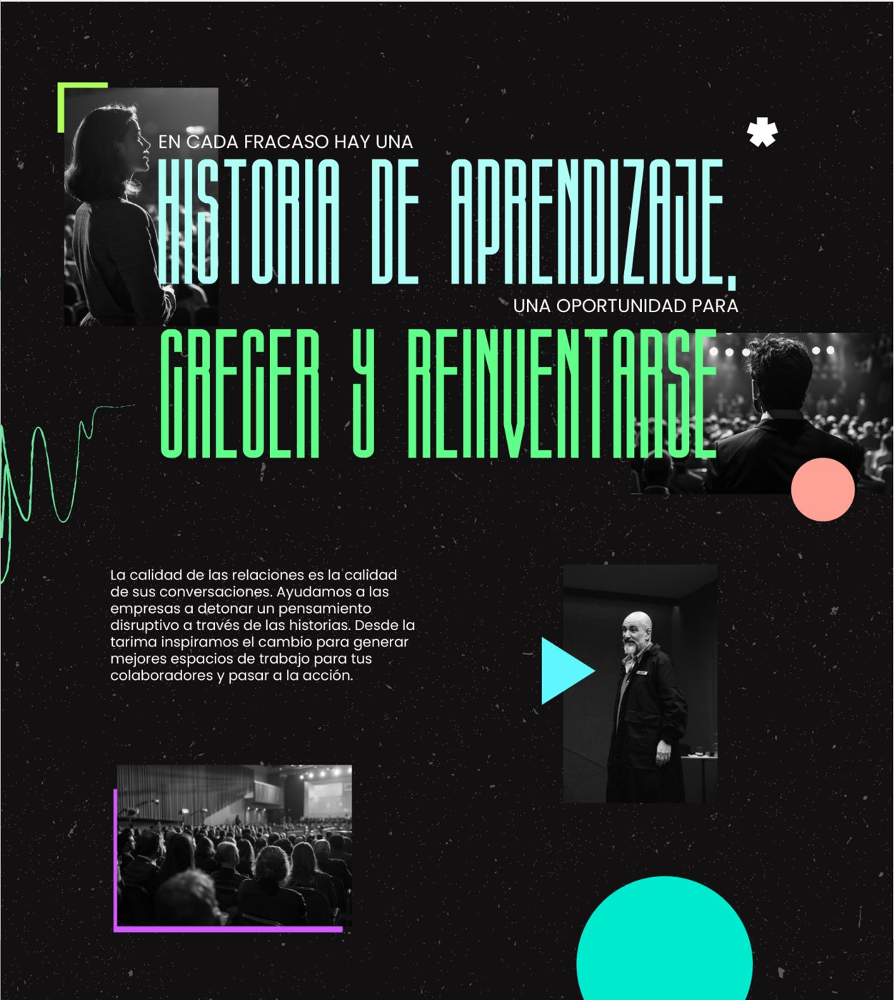 Story section of the Happy Talks landing page